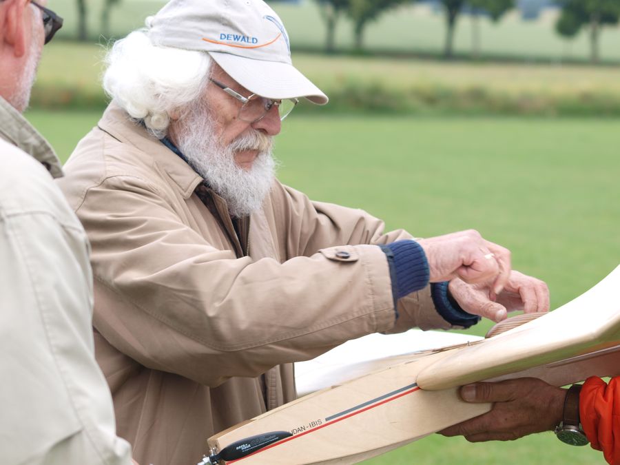 Jupp Wimmer Flugvorbereitungen