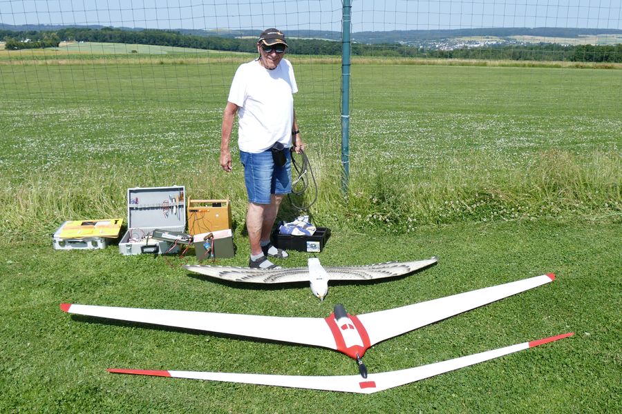 Alfons mit seinen Modellen