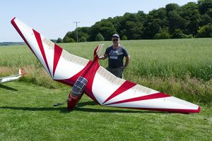 Markus mit seiner SZD-6x Nietoperz